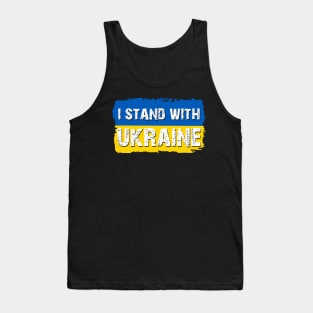 I Stand With Ukraine Tank Top